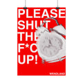 Please shut up!