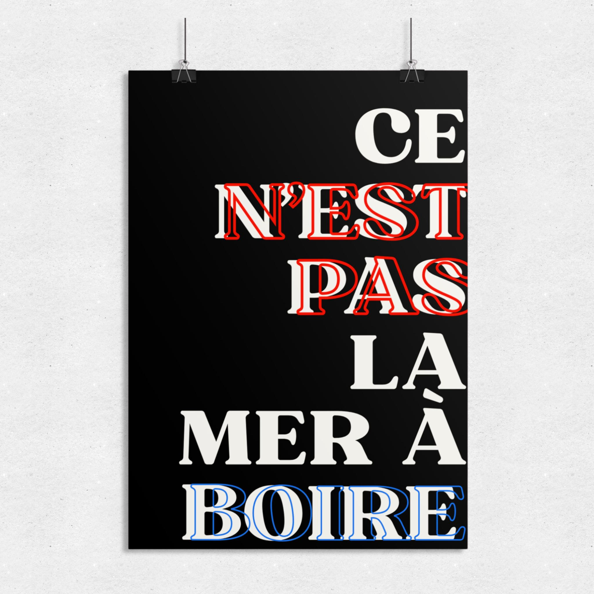 Ce n'est pas la Mer à boire